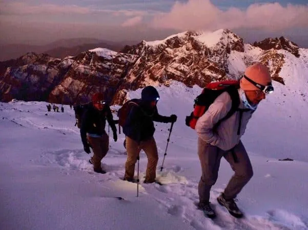 Tip 2: Good preparation is half the job. Train for climbing Mount Toubkal!