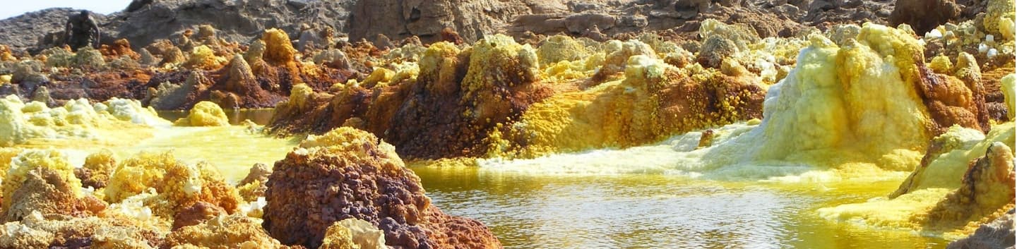 Trekking in the Danakil Depression