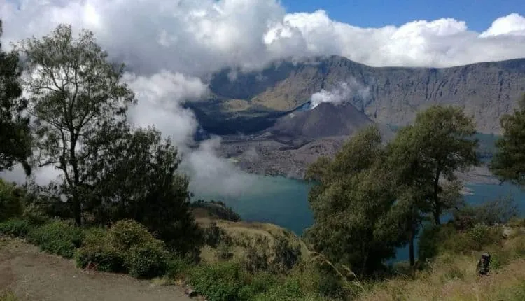 Rinjani Volcano - An Active One