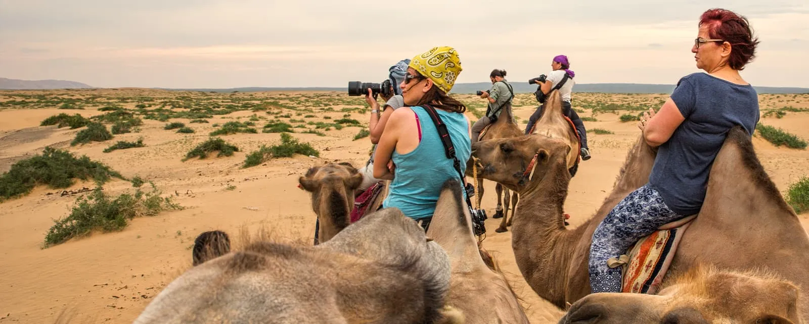 Kamelreiten durch Desert Wonders Tour 3