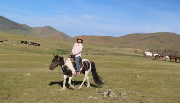 Pferde-Wanderung im Orkhon Valley 2