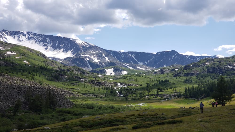 Klassisches Wandern in der Westmongolei