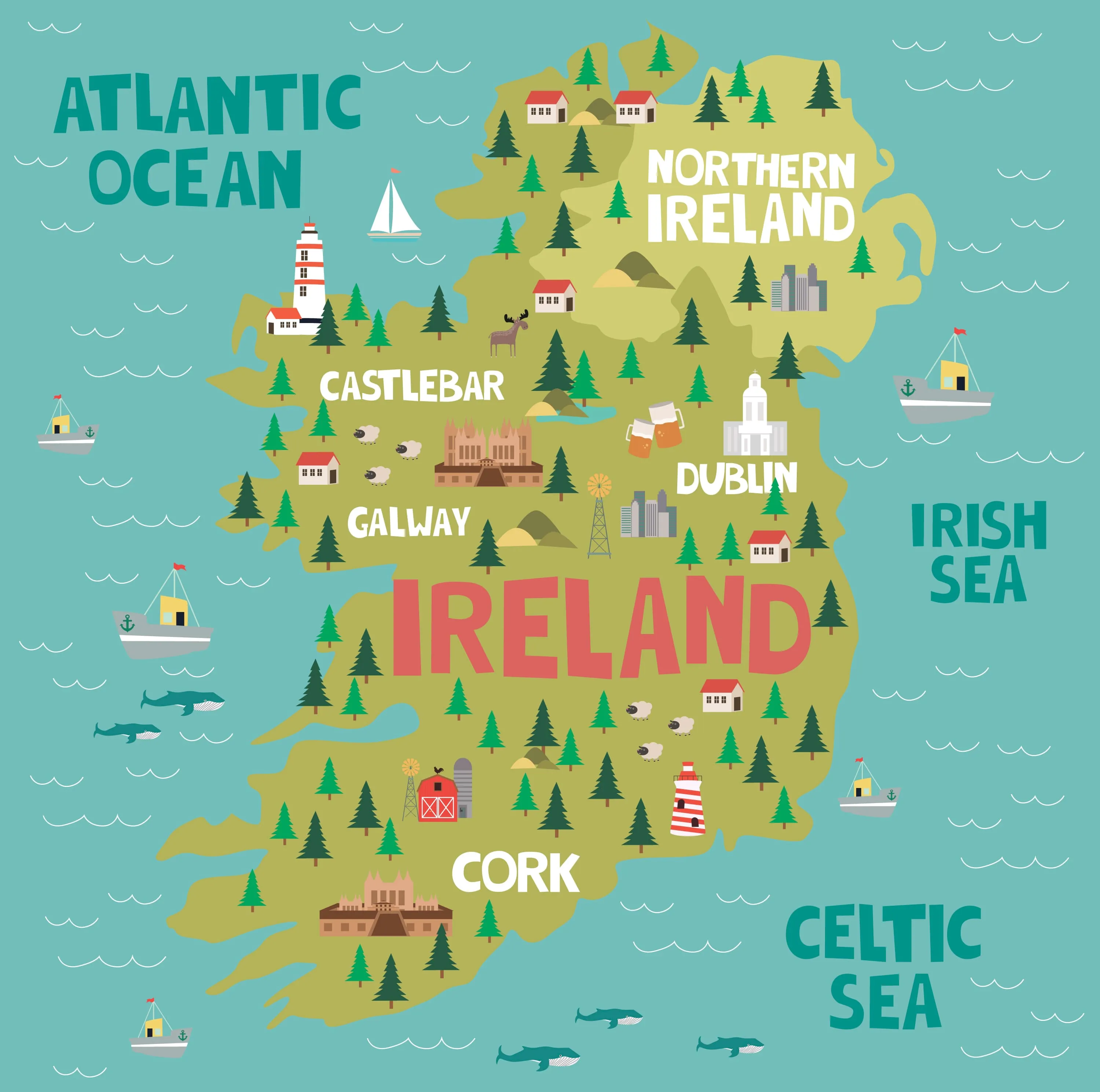 Las 5 mejores excursiones de un día en Irlanda e Irlanda del Norte