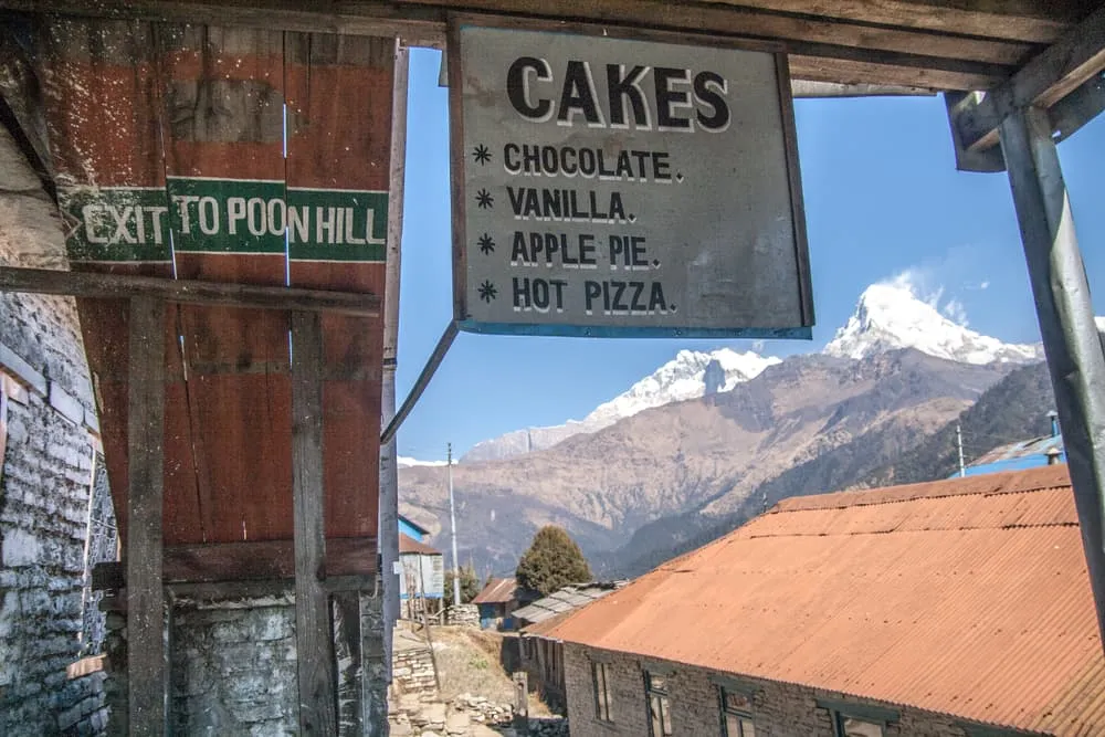 Übernachtung in Teehäusern beim Trekking in Nepal