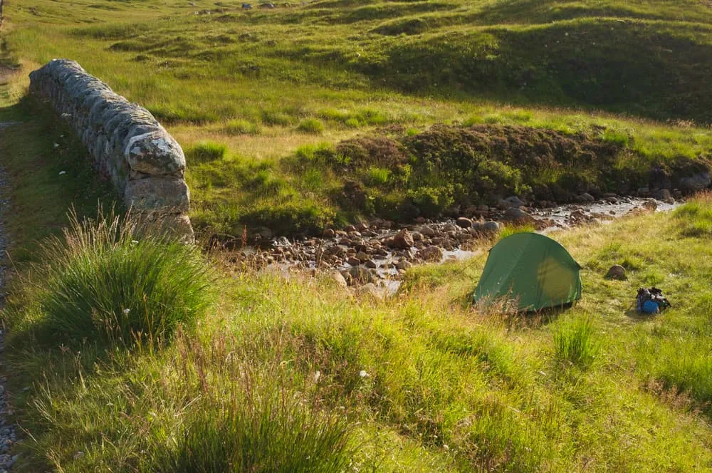 West Highland Way Camping und Wildcamping