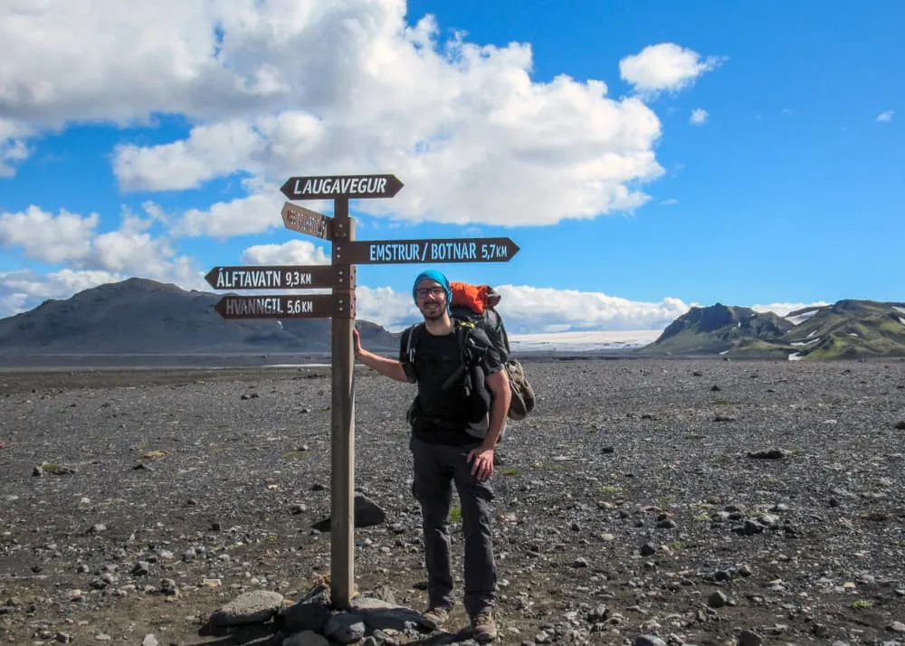 Wo in Island finde ich den Laugavegur Trail?