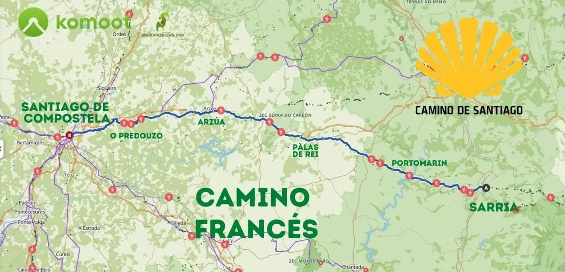 Camino Francés: Von Sarria nach Santiago 1