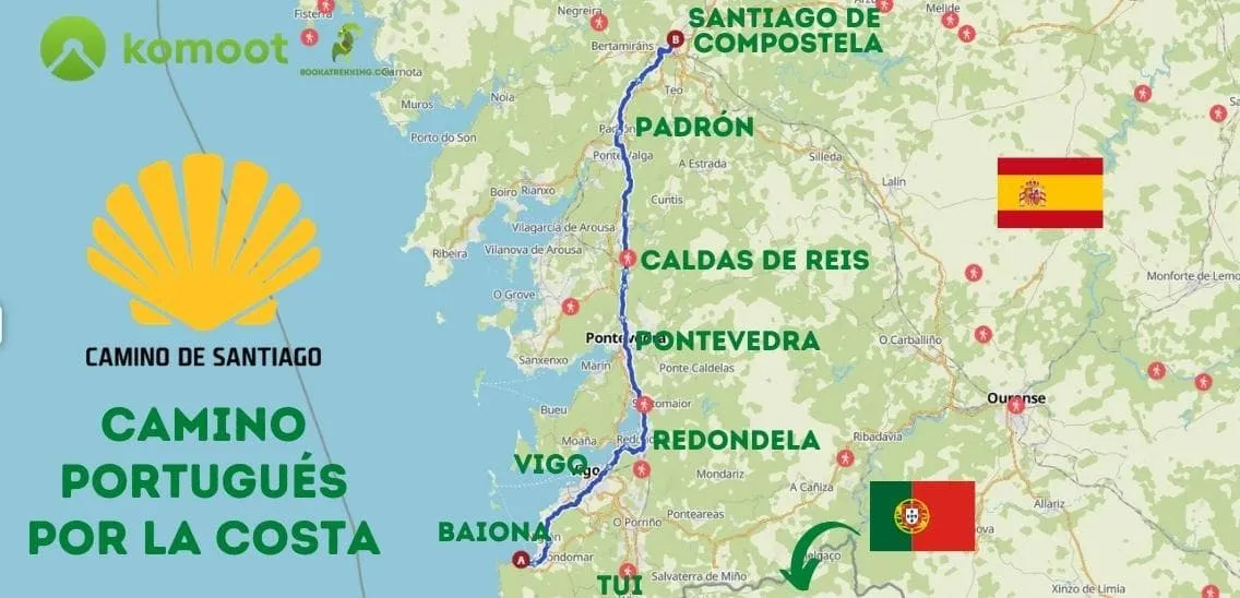 Camino Portugués via de kust: Baiona naar Santiago 1
