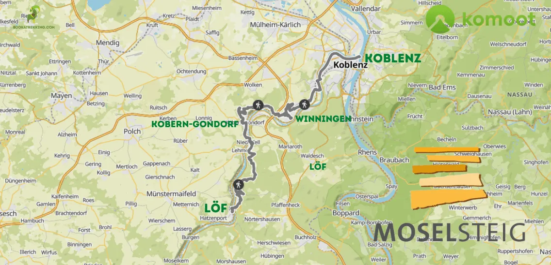 Last Part of the Moselsteig: Löf - Koblenz 4