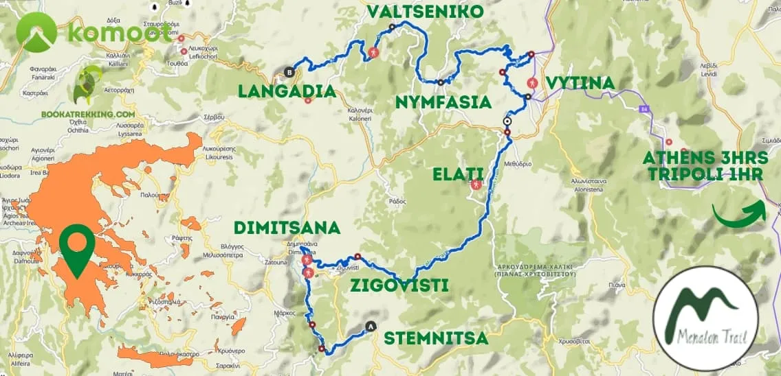 Medium Menalon Trail met overnachting in Stemnitsa en Lagkadia 1