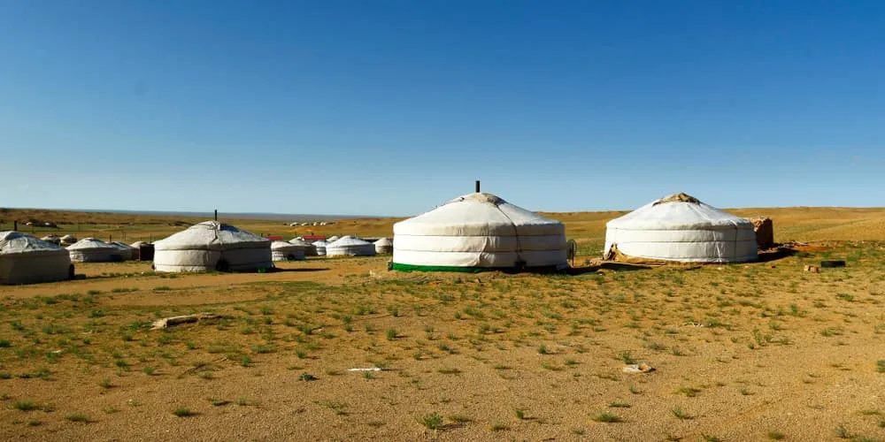 Tourist Ger camp in Karakorum