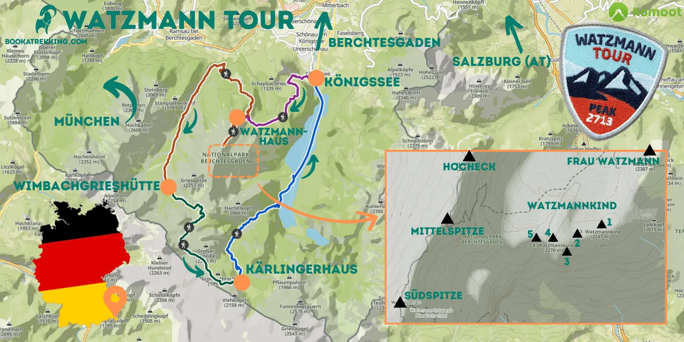 What and where is the Watzmann Tour? 