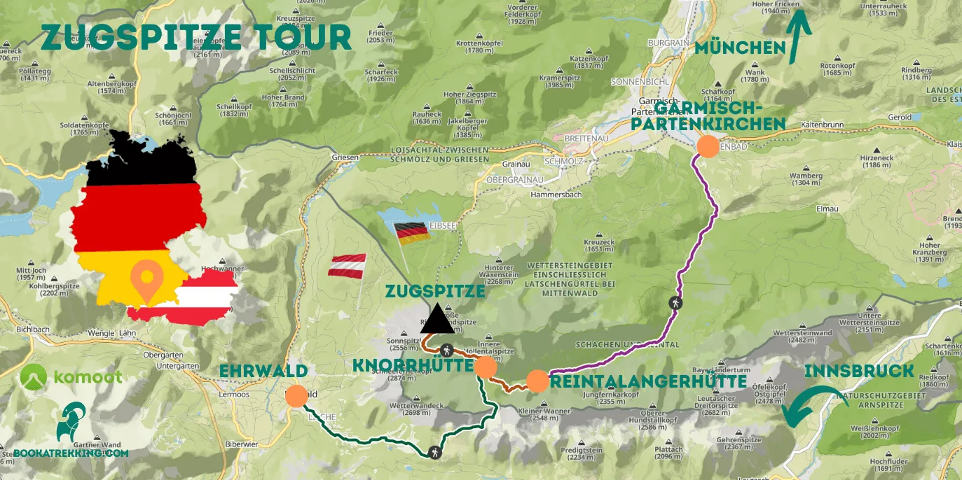Wat en waar is de Zugspitze? 