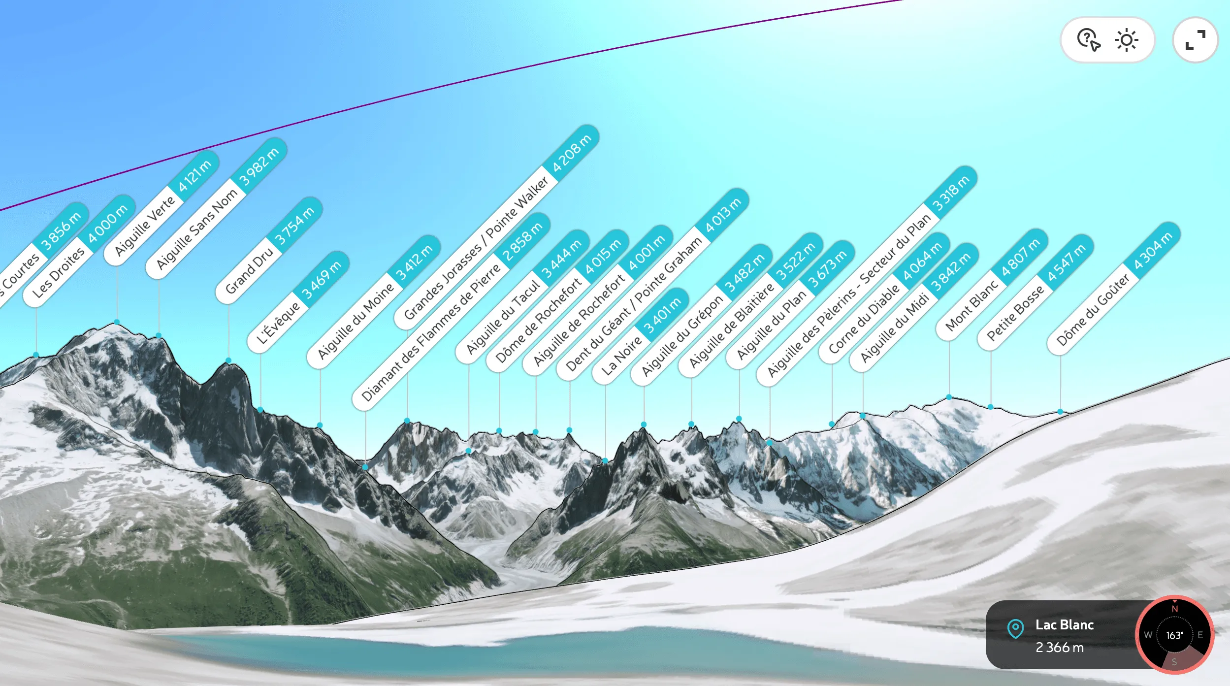 Bedste fra Tour du Mont Blanc: Lac Blanc 1