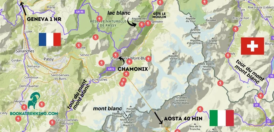 Tur rundt om Mont Blanc 6610