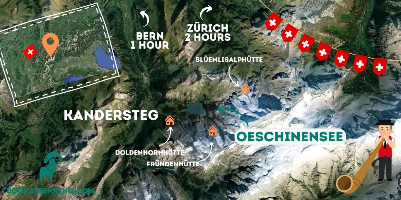 Co a kde je jezero Oeschinensee?
