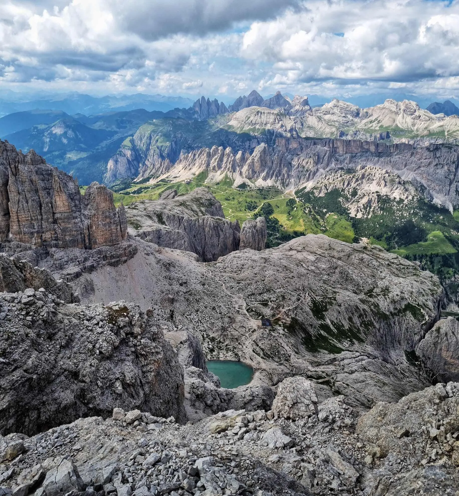 Vollständiger Dolomiten Höhenweg 2 mit Hotel Vor und Nach 7