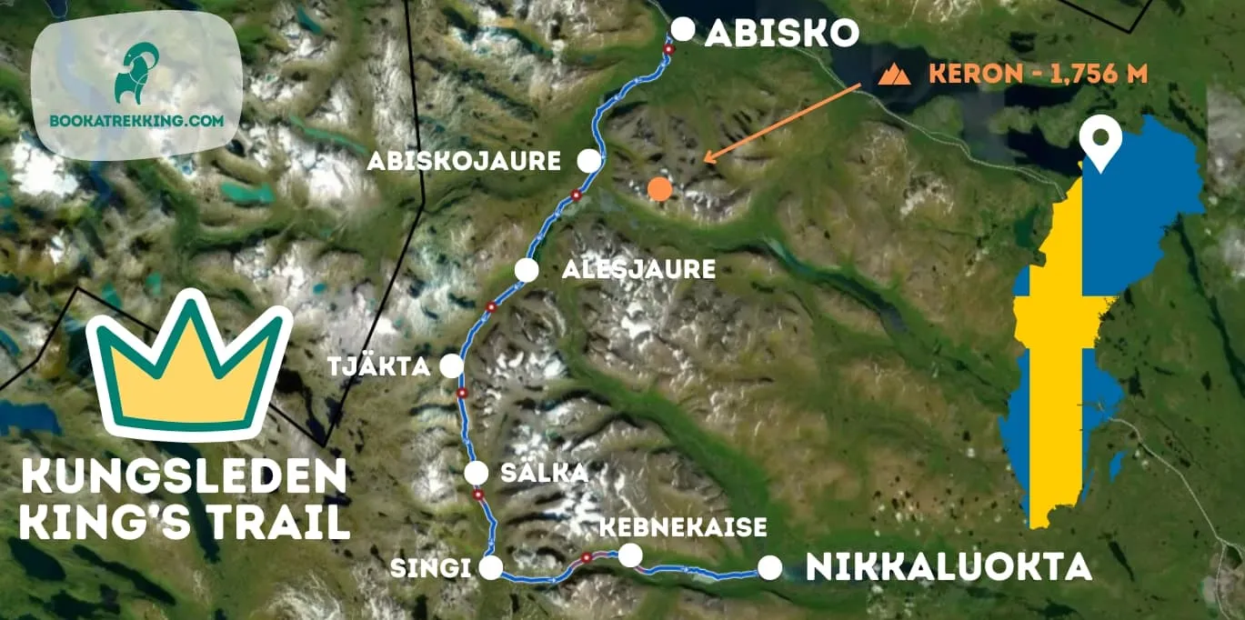 Čo a kde je Kungsleden Trail?