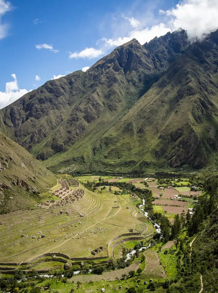 Patallacta, un antiguo puesto de control Inca