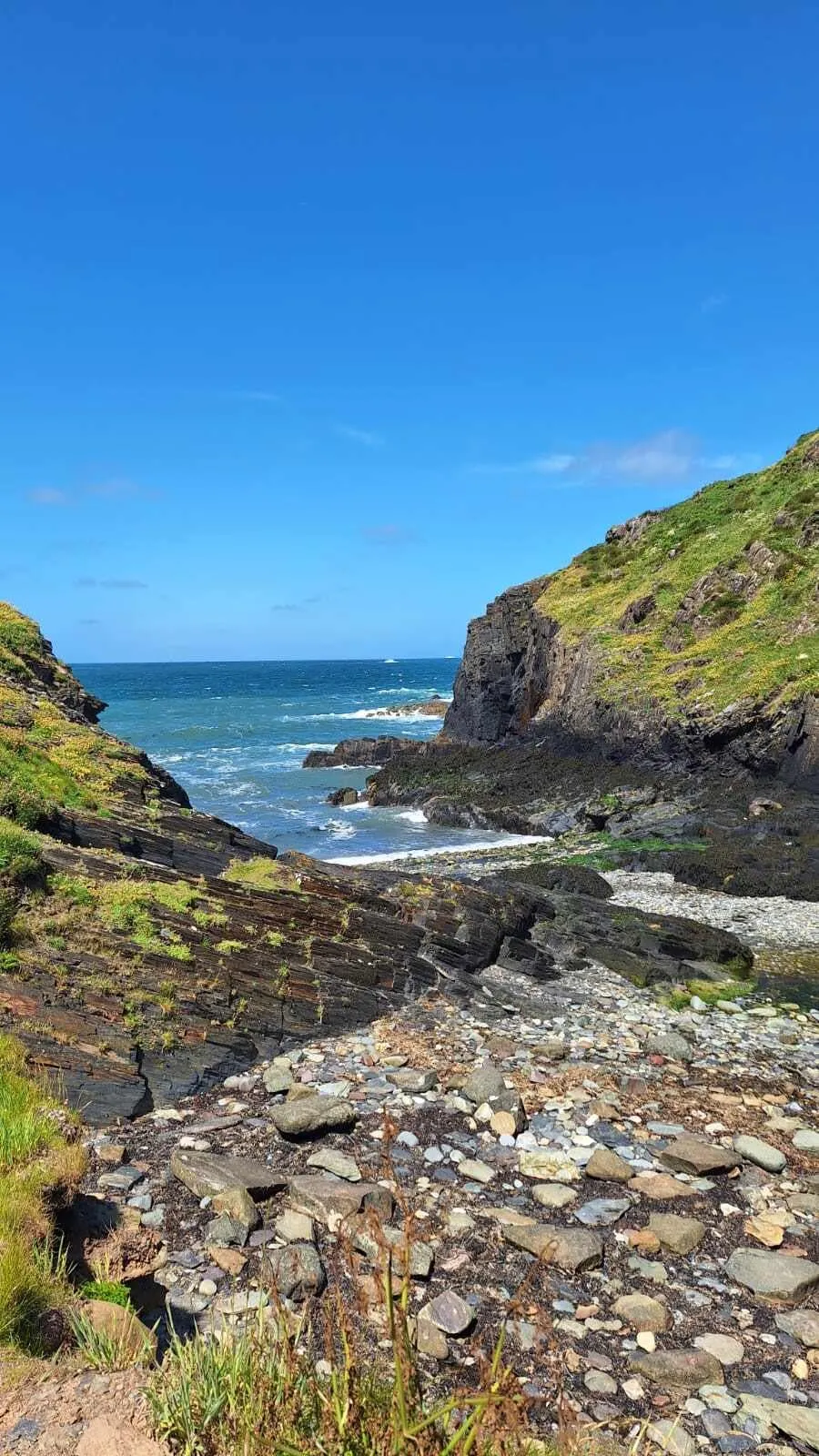 Kort Pembrokeshire Coast Path med boende före och efter (7 dagar)