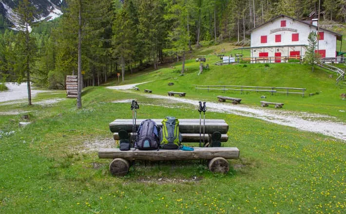 Vandra Alta via Della Marmotta, ett mindre trångt alternativ i Dolomiterna