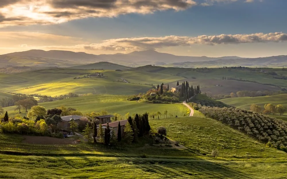 Panoramatický zážitok Val d'Orcia 1