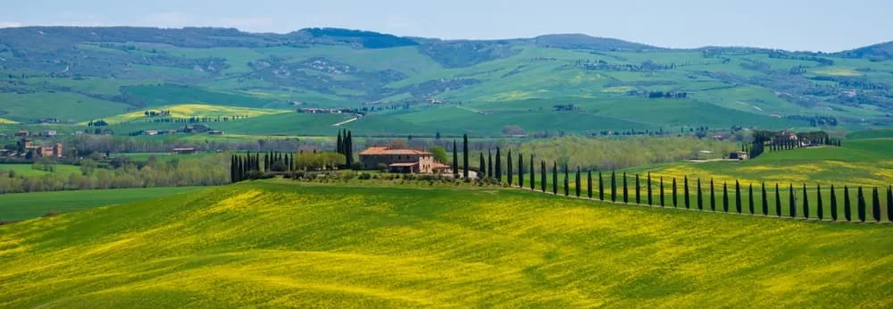 Experiência Panorâmica no Val d'Orcia