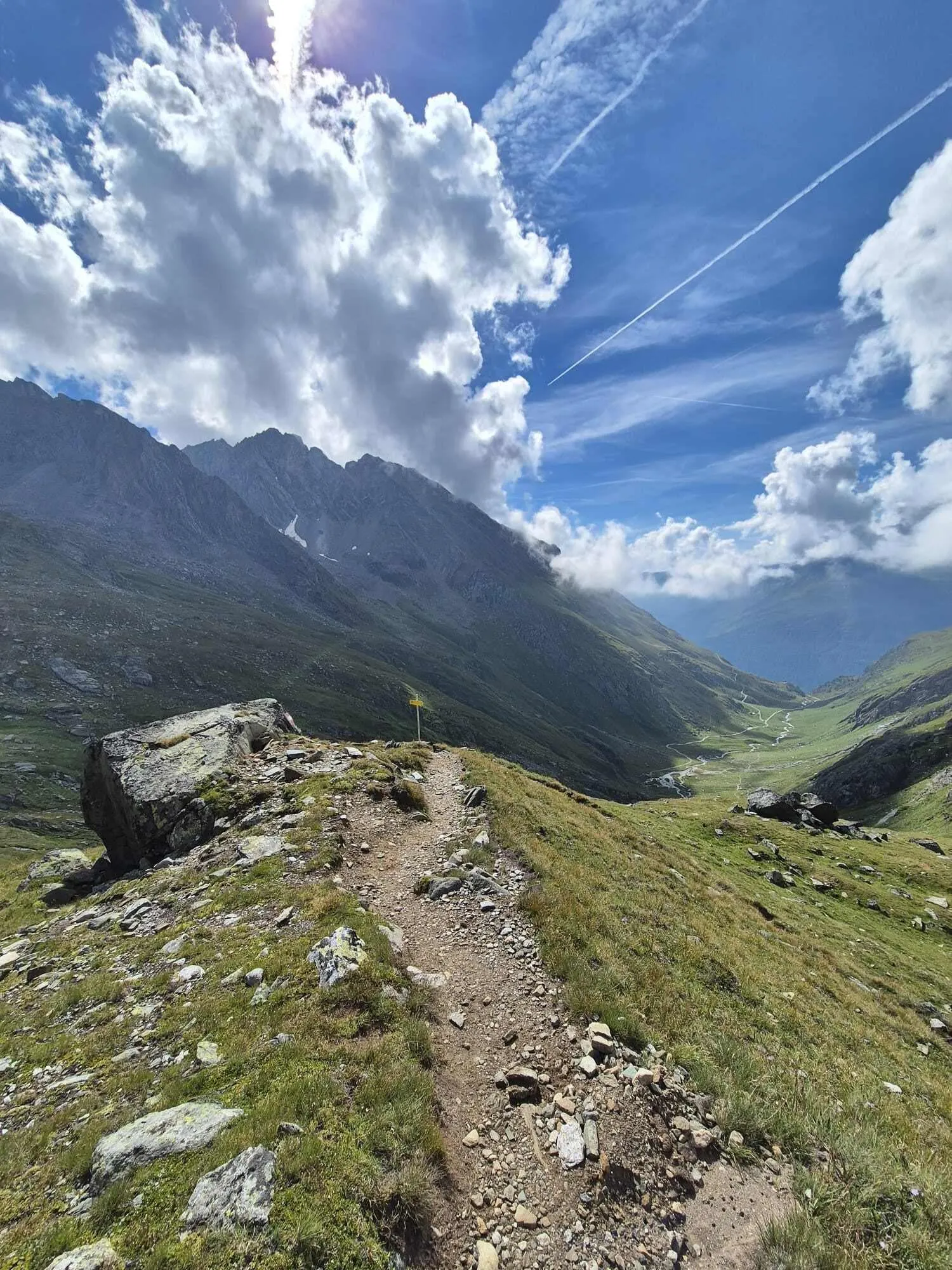 Sentiero in quota del Venediger 8