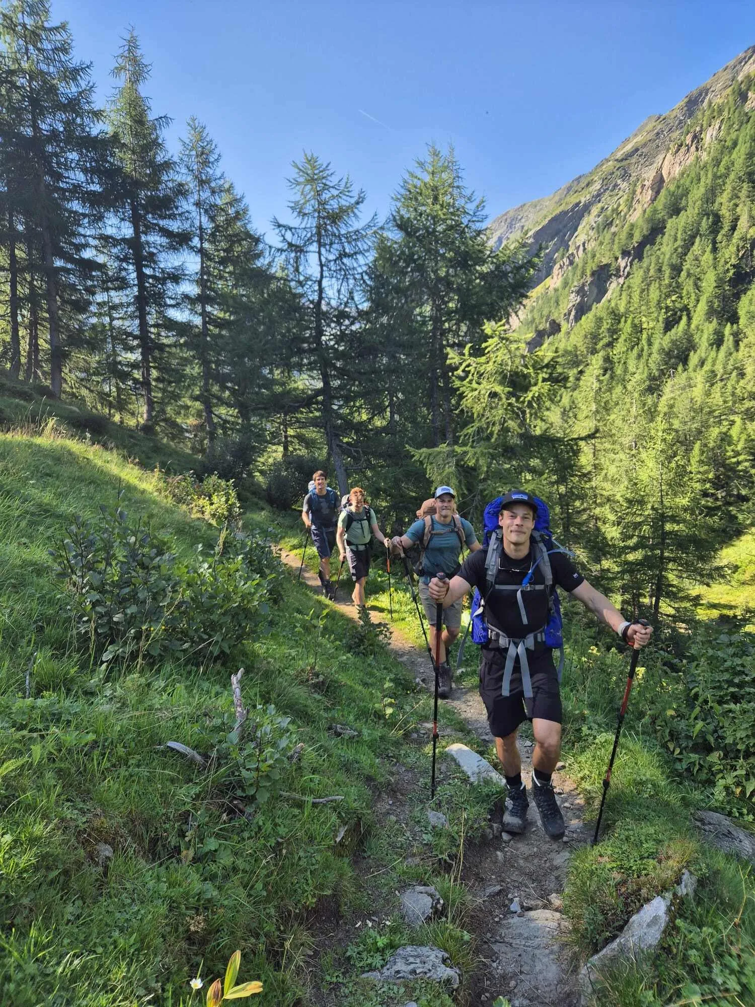 Le chemin des crêtes du Venediger.