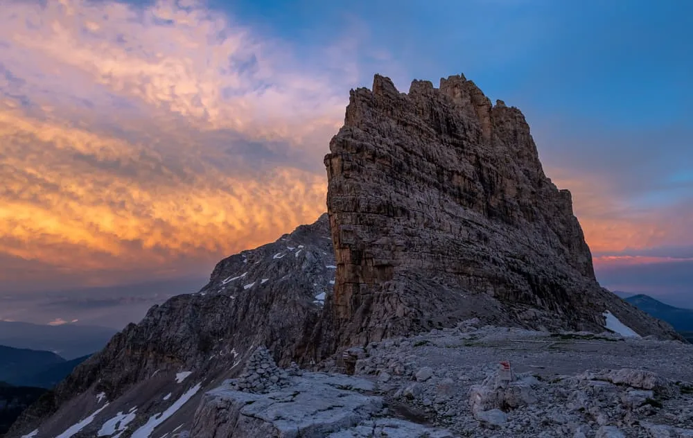 Cima Tosa : le plus haut sommet des Dolomites de Brenta