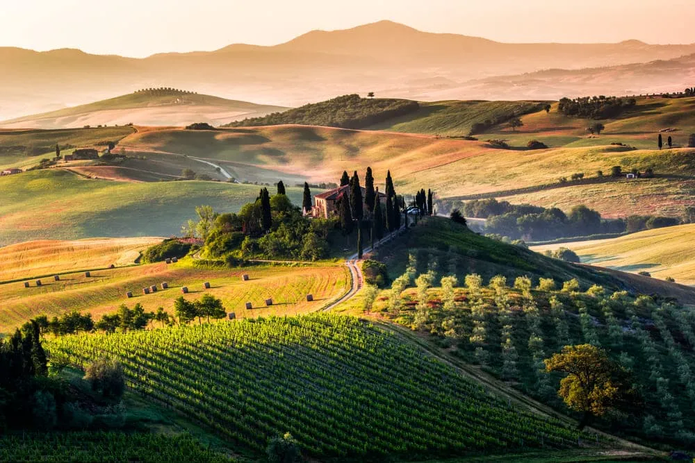 El campo toscano y su hospitalidad