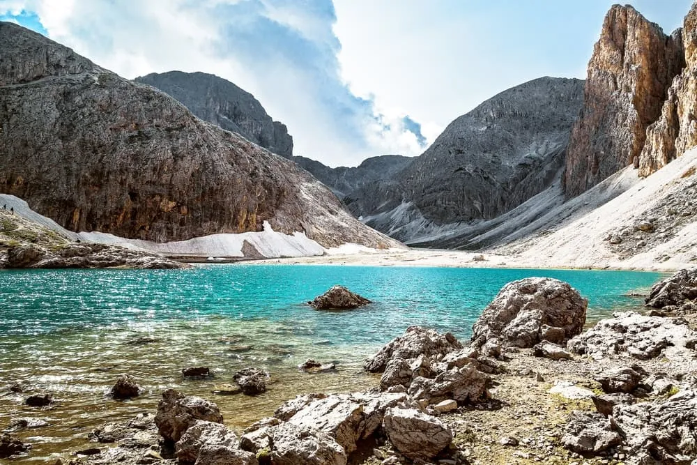 Full Val di Fassa-vandring med boende före och efter