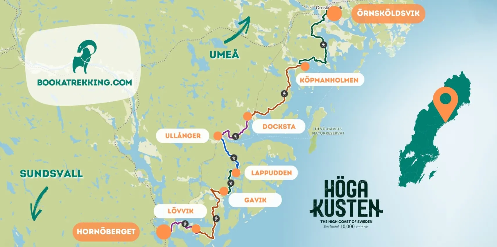 Höga Kusten stezka 1