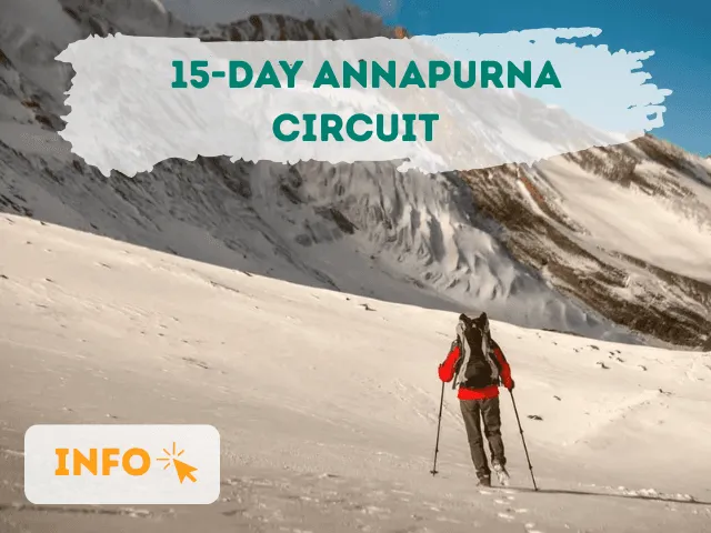 Annapurna Circuit Trek – Guided (15 Days):