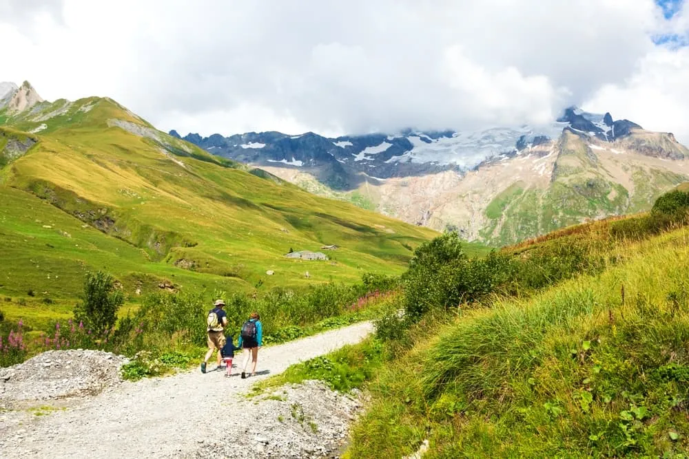 Kinderen in Bourg Saint Maurice