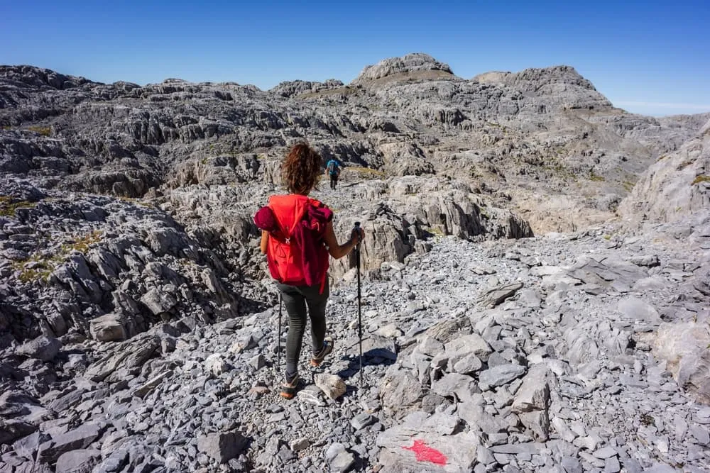 Fortgeschrittene Golondrinas-Route